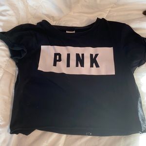 Pink crop top